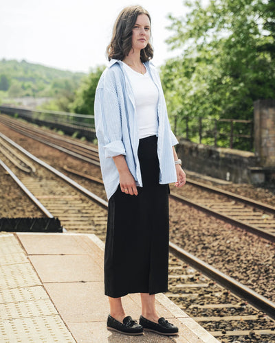 LYTHAM / BLACK GRAINED-Women’s Casual | LANX Proper Men's Shoes