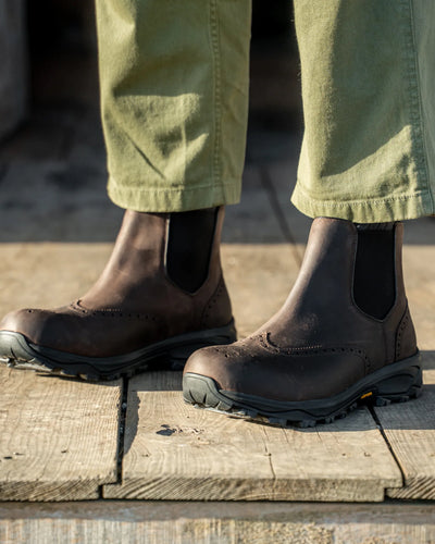 MALHAM // BROWN DISTRESSED-Men's Outdoor | LANX Proper Men's Shoes