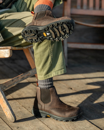 MALHAM // BROWN DISTRESSED-Men's Outdoor | LANX Proper Men's Shoes