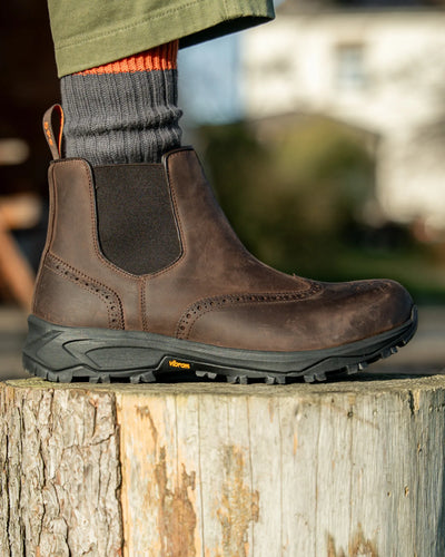 MALHAM // BROWN DISTRESSED-Men's Outdoor | LANX Proper Men's Shoes