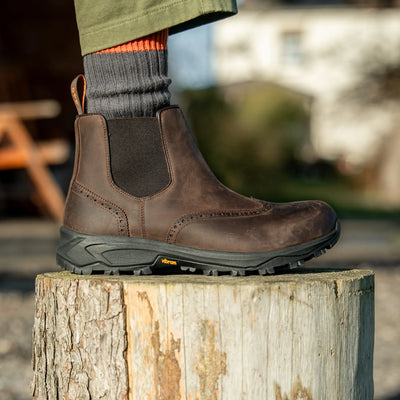 MALHAM // BROWN DISTRESSED-Men's Outdoor | LANX Proper Men's Shoes