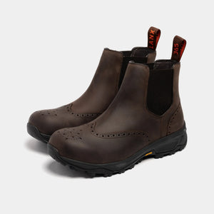 MALHAM // BROWN DISTRESSED