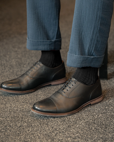 MAUDSLEY // BLACK-Men's Shoes | LANX Proper Men's Shoes