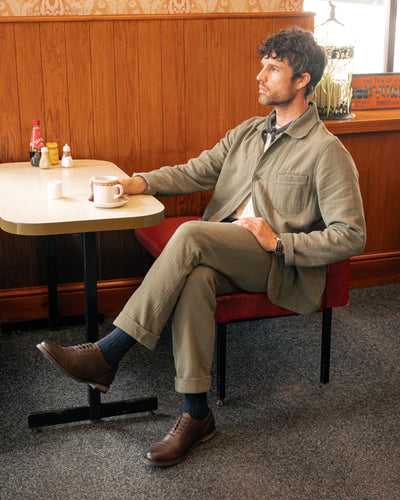 MAUDSLEY // BROWN-Men's Shoes | LANX Proper Men's Shoes