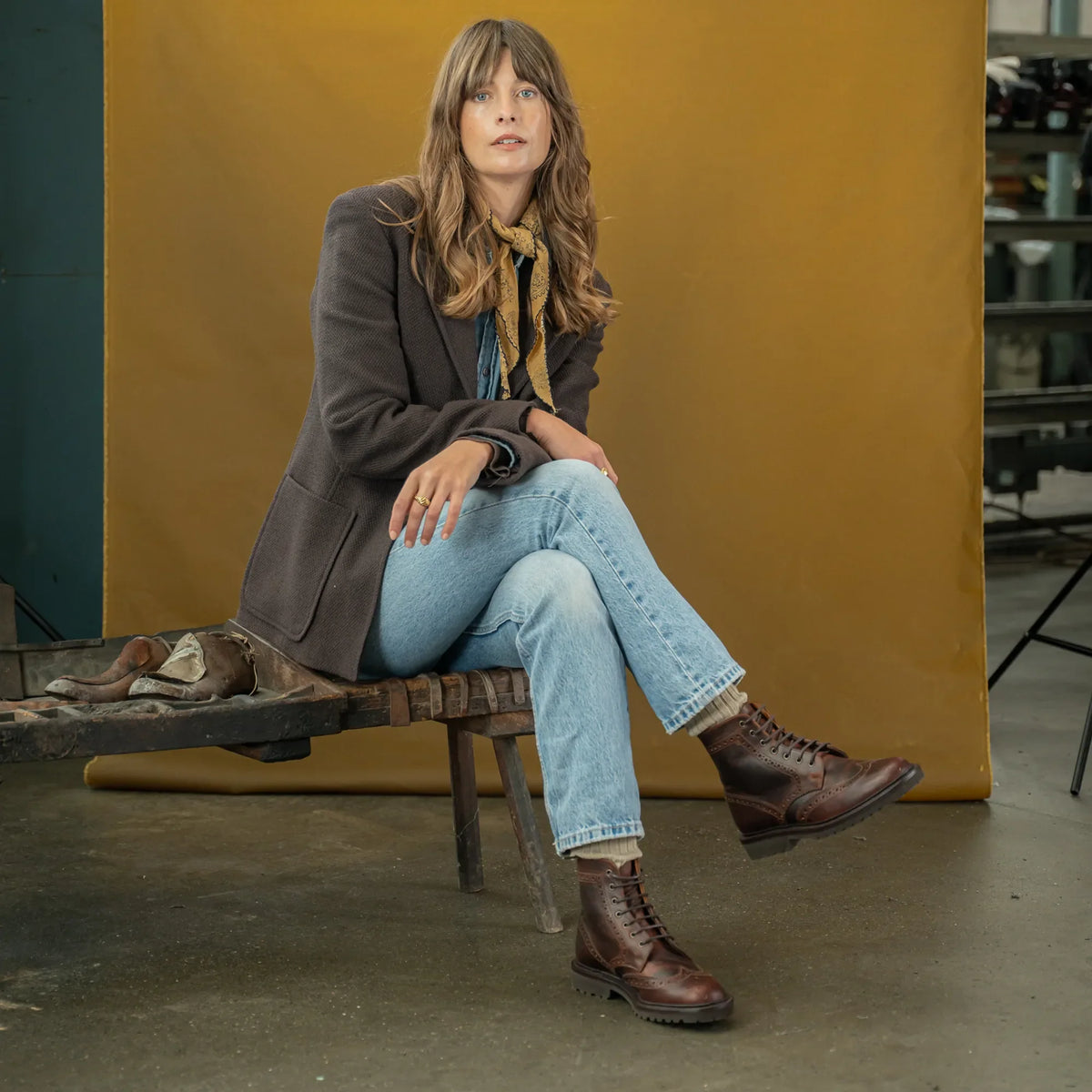 NEWCHURCH / CARAMEL-Women’s Boots