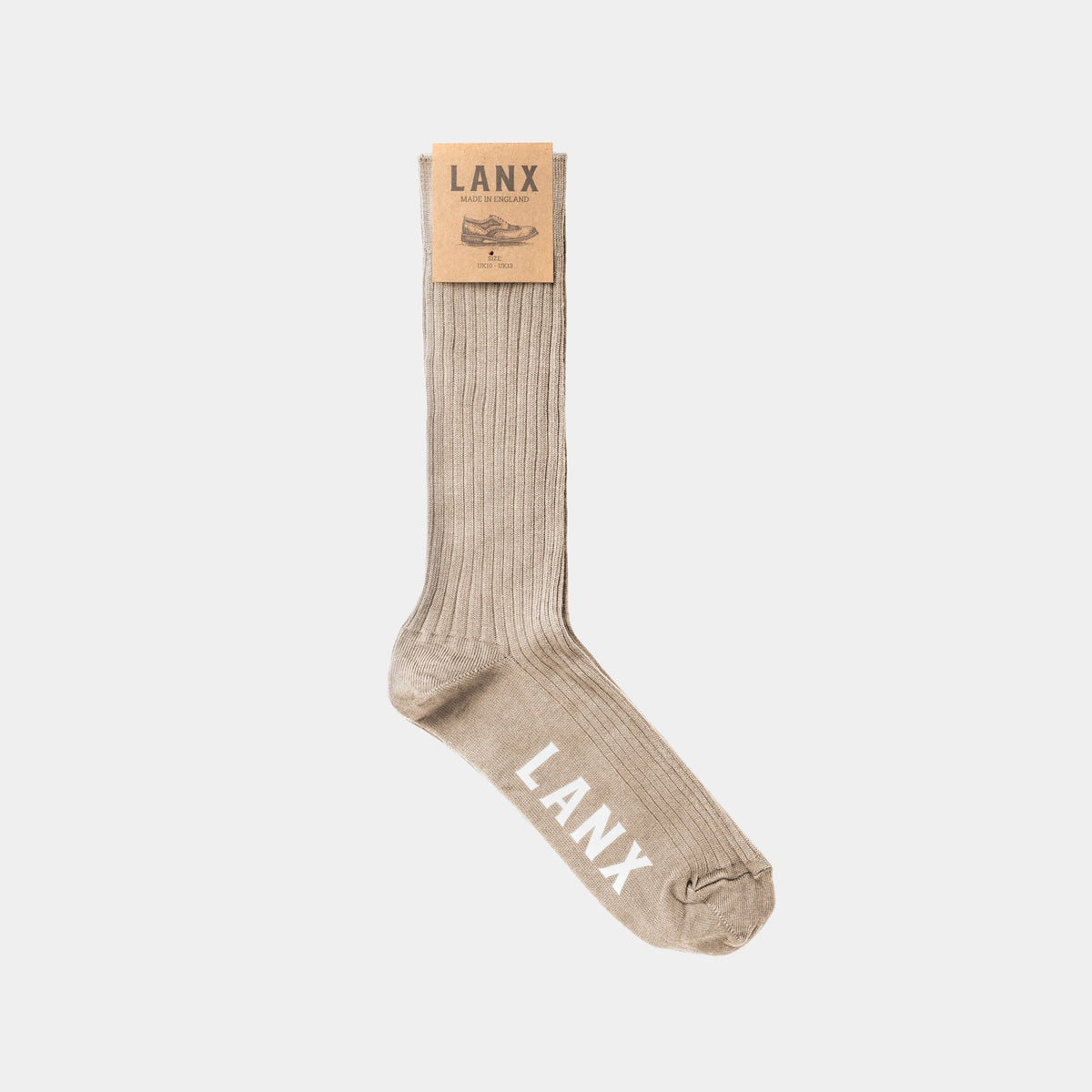 DRESS SOCK / OATMEAL-Socks