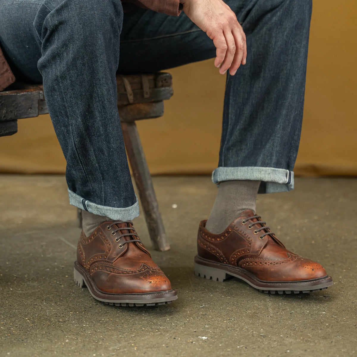 RISHTON // CARAMEL-Men's Shoes