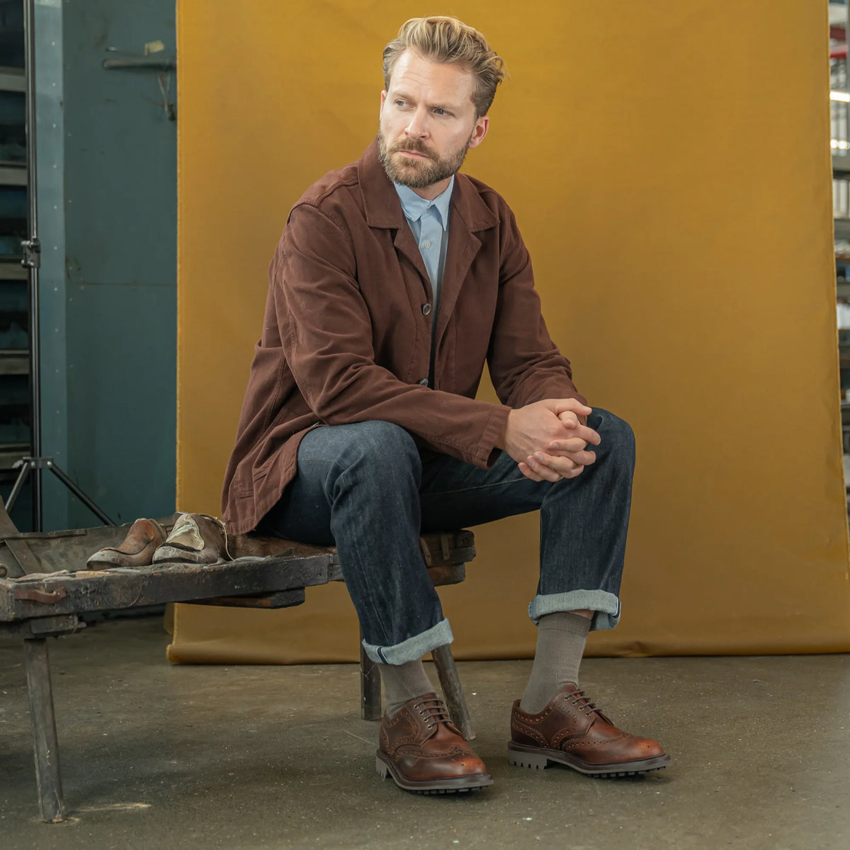 RISHTON // CARAMEL-Men's Shoes