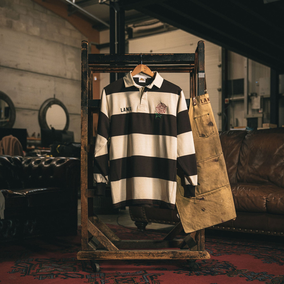 HEYWOOD / BROWN & ECRU-Clothing Unisex