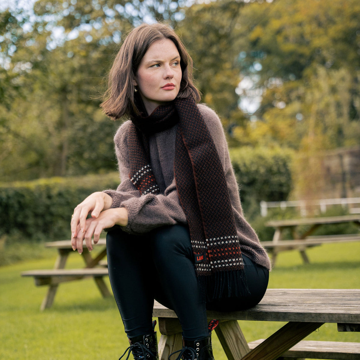 SALTERFORTH / BROWN-Scarf
