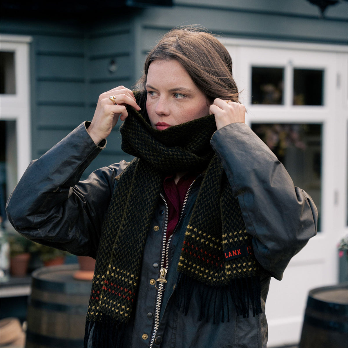 SALTERFORTH / GREEN-Scarf