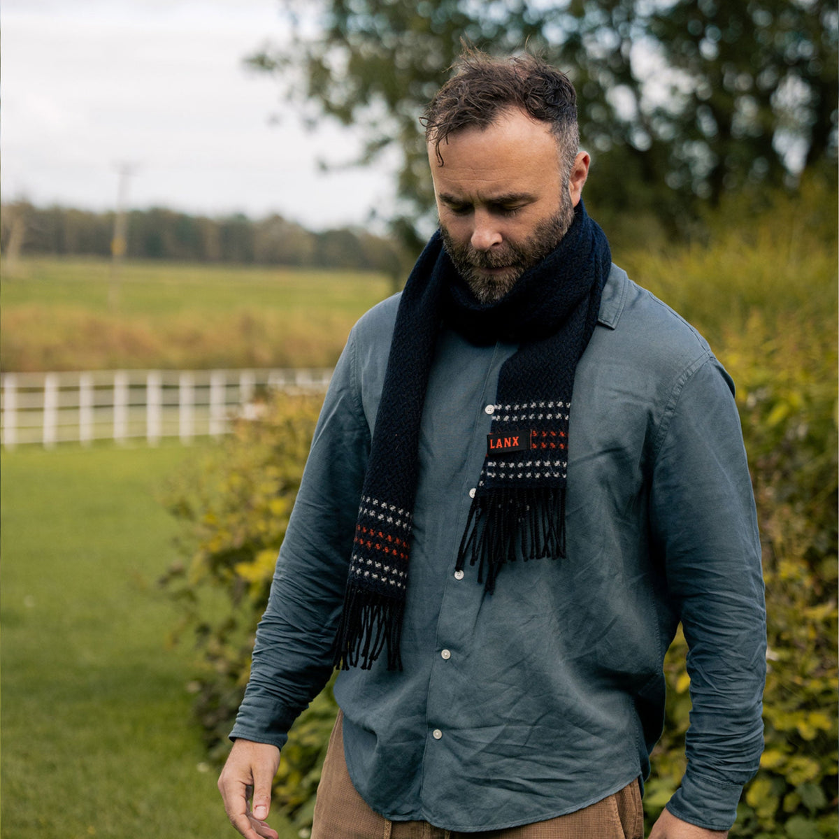 SALTERFORTH / NAVY-Scarf