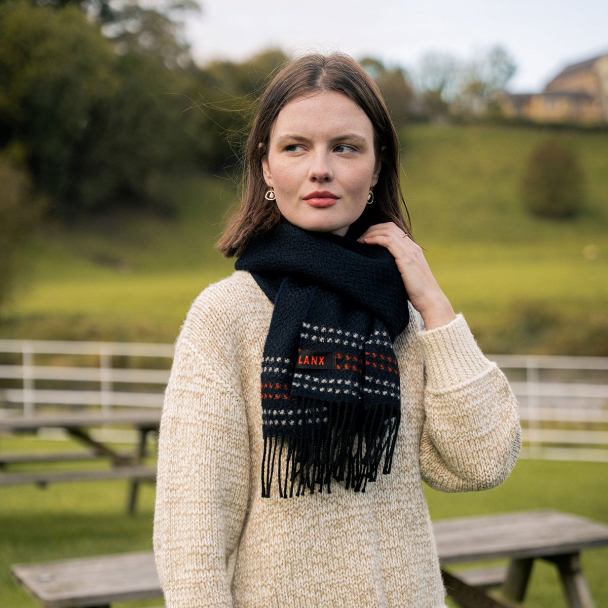 SALTERFORTH / NAVY-Scarf