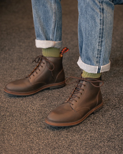 SETTLE // BROWN DISTRESSED-Men's Boots