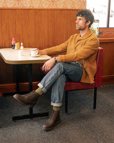 SETTLE // BROWN DISTRESSED-Men's Boots