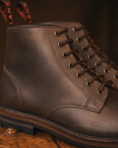 SETTLE // BROWN DISTRESSED-Men's Boots