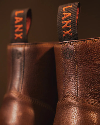 SETTLE // CARAMEL GRAINED-Men's Boots | LANX Proper Men's Shoes