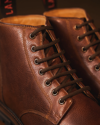 SETTLE // CARAMEL GRAINED-Men's Boots | LANX Proper Men's Shoes