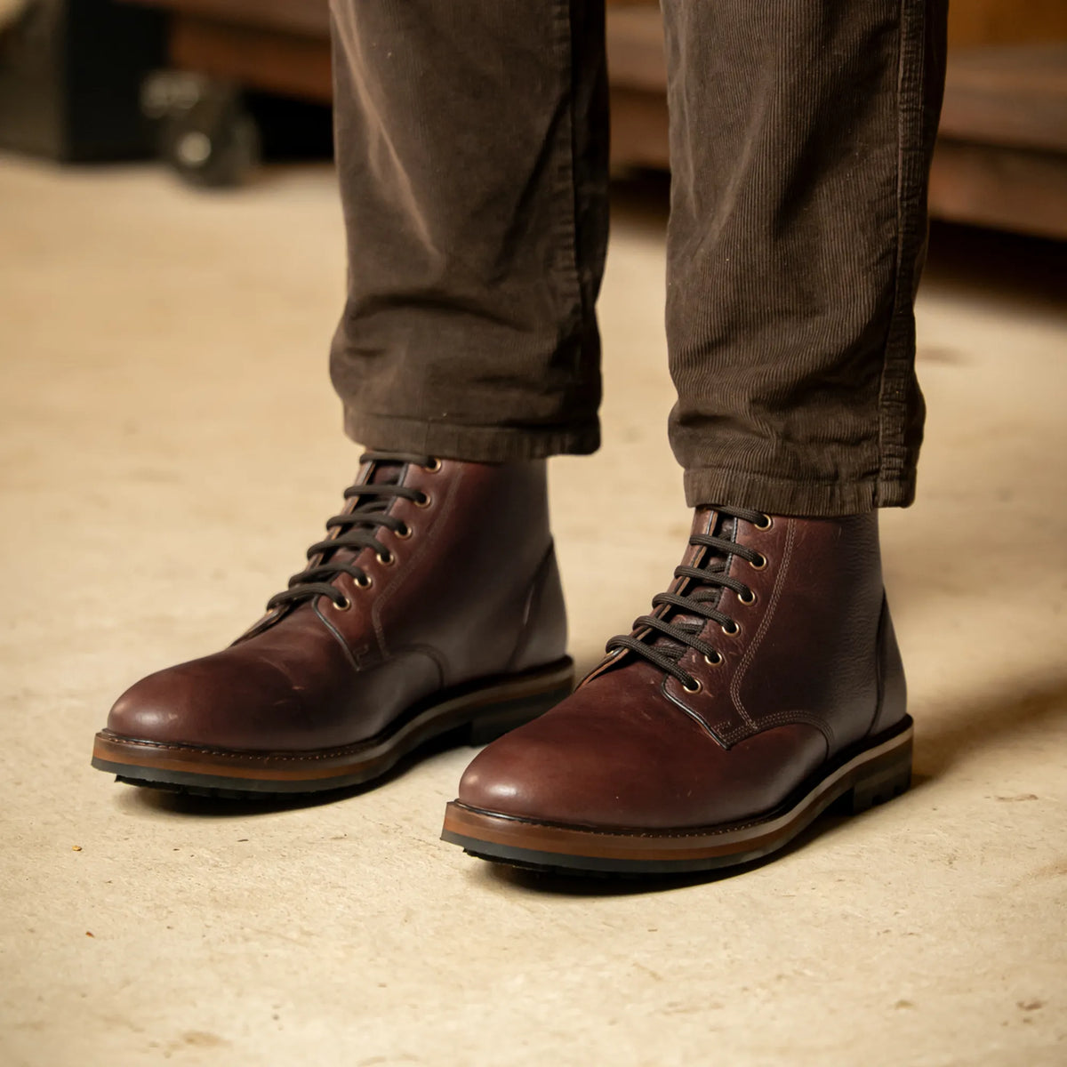 SETTLE // CHESTNUT GRAINED-Men's Boots