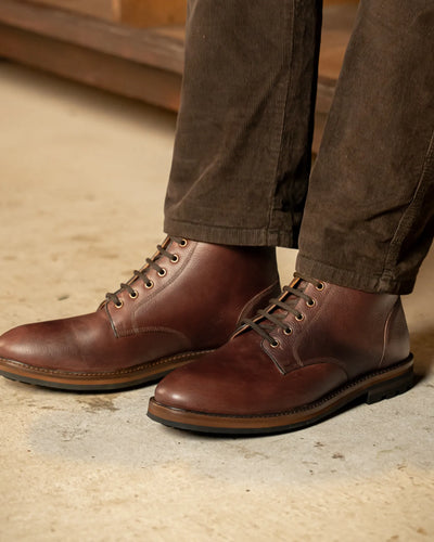 SETTLE // CHESTNUT GRAINED-Men's Boots