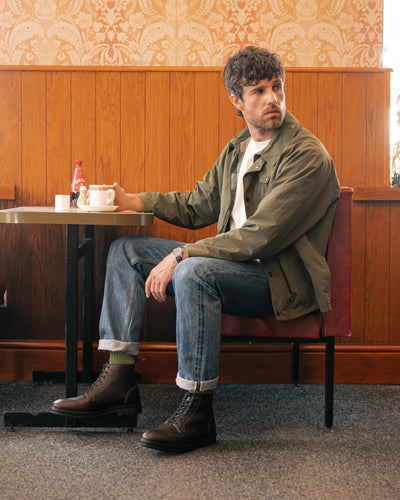 SETTLE // RAISIN GRAINED-Men's Boots | LANX Proper Men's Shoes