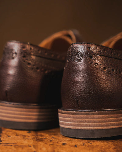 SHIREBURN // CHESTNUT GRAINED-Men's Shoes | LANX Proper Men's Shoes