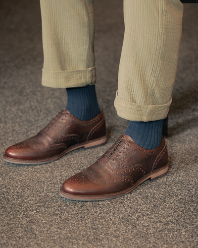 SHIREBURN // CHESTNUT GRAINED-Men's Shoes | LANX Proper Men's Shoes