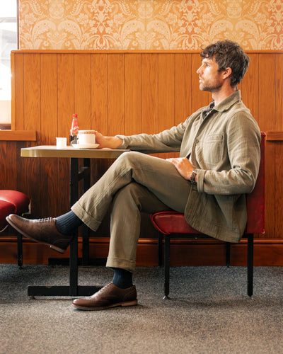 SHIREBURN // CHESTNUT GRAINED-Men's Shoes | LANX Proper Men's Shoes
