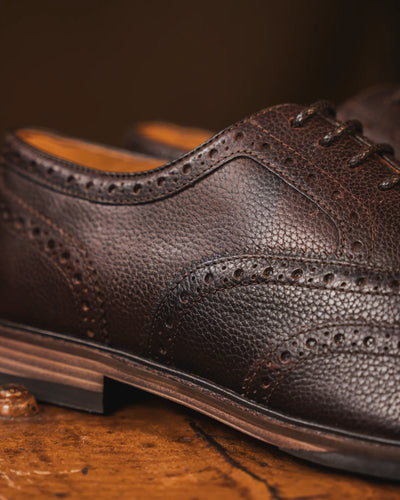 SHIREBURN // CHESTNUT GRAINED-Men's Shoes | LANX Proper Men's Shoes