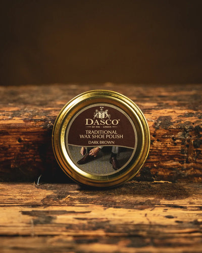 WAX POLISH / DARK BROWN-Shoe Care | LANX Proper Men's Shoes