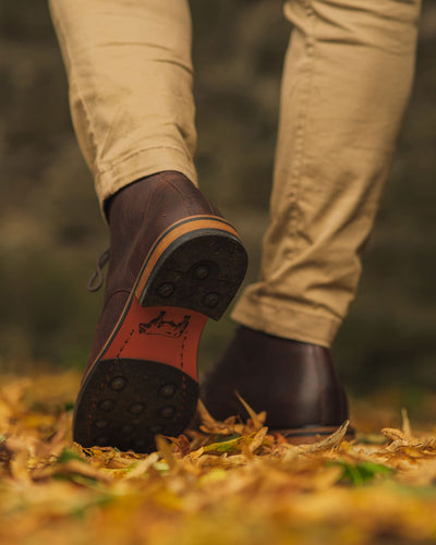 TASKER // BURGUNDY GAUCHO-Men's Boots | LANX Proper Men's Shoes
