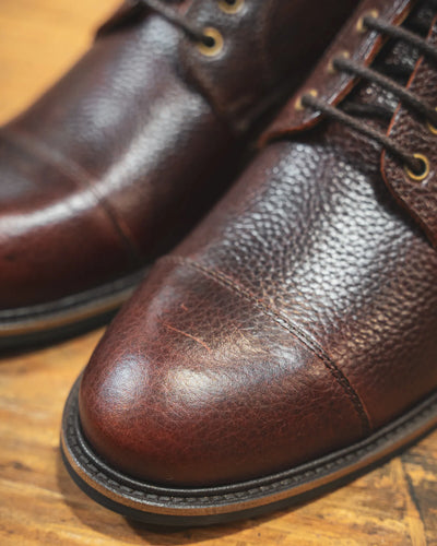 TASKER // COGNAC GRAINED-Men's Boots