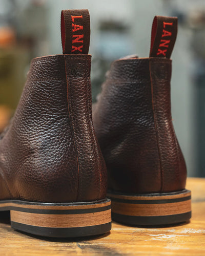 TASKER // COGNAC GRAINED-Men's Boots