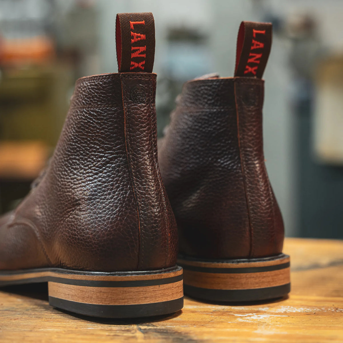 TASKER // COGNAC GRAINED-Men's Boots