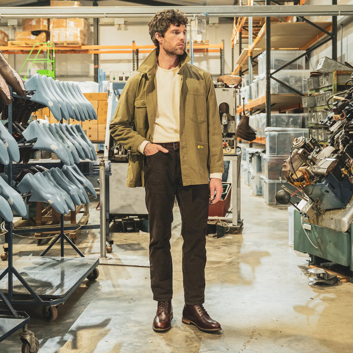 TASKER // COGNAC GRAINED-Men's Boots