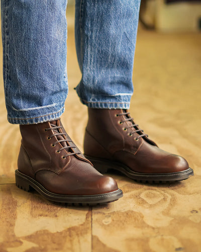 TIMPERLEY // BROWN GRAINED-Men's Boots | LANX Proper Men's Shoes