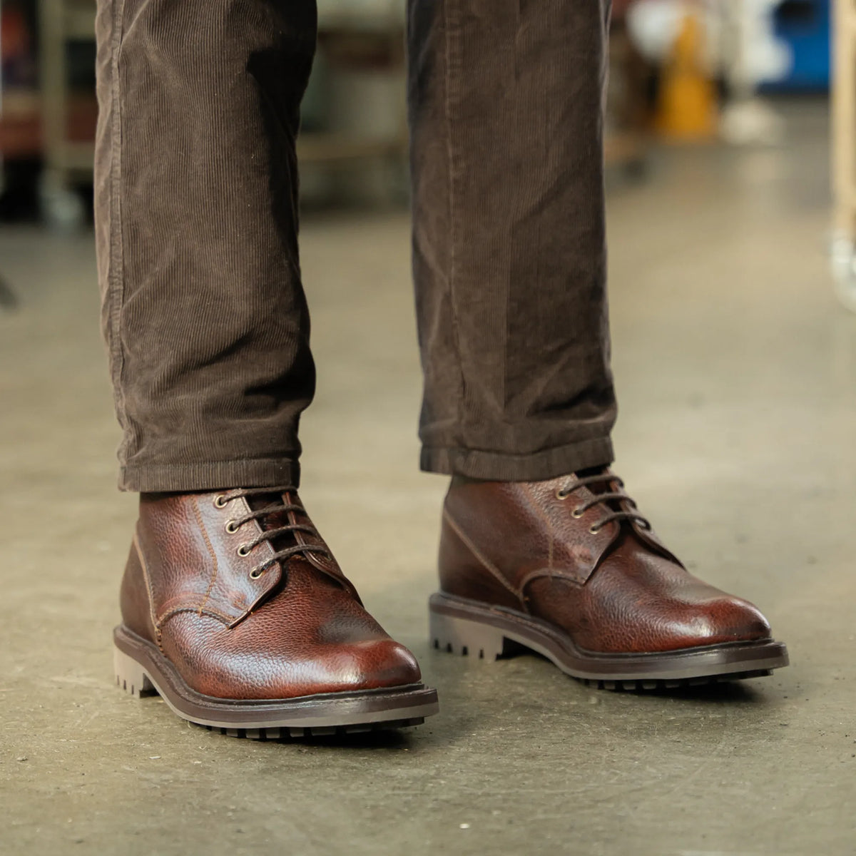 TIMPERLEY // COGNAC GRAINED-Men's Boots