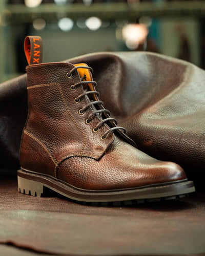 TIMPERLEY // COGNAC GRAINED-Men's Boots