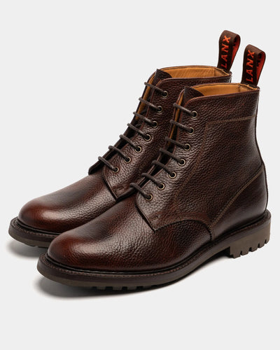 TIMPERLEY // COGNAC GRAINED-Men's Boots