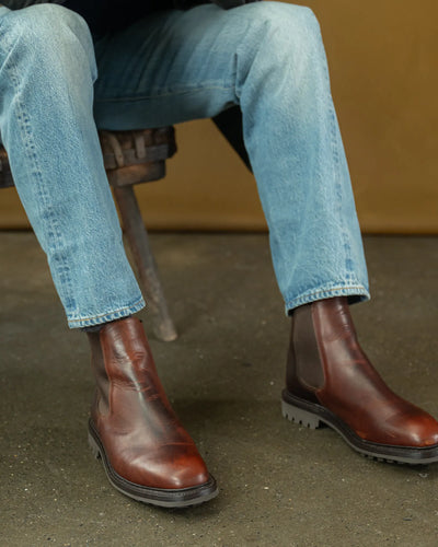 WISWELL // CARAMEL-Men's Chelsea