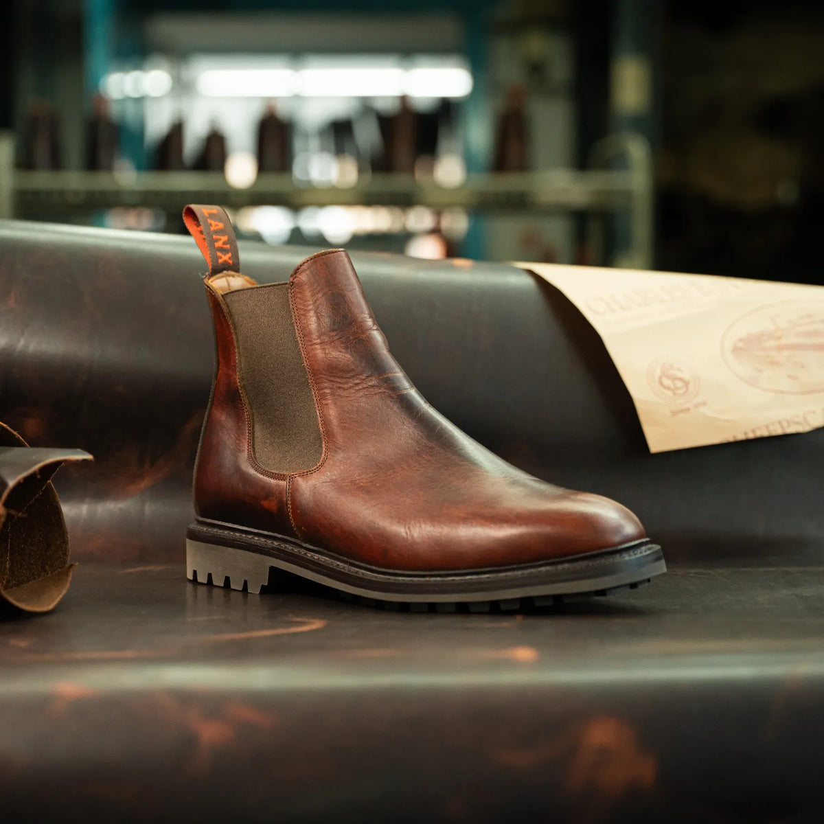 WISWELL // CARAMEL-Men's Chelsea