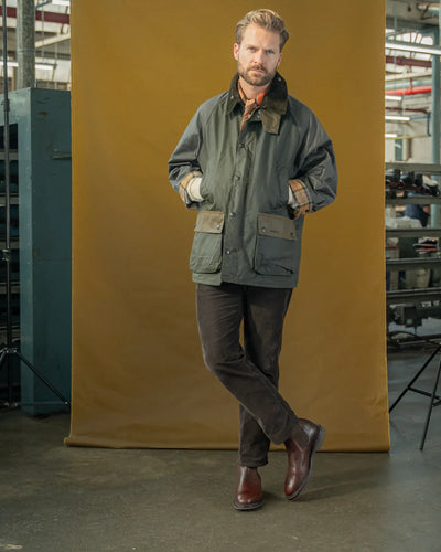 WISWELL // COGNAC GRAINED-Men's Chelsea