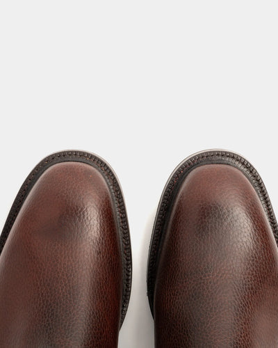 WISWELL // COGNAC GRAINED-Men's Chelsea